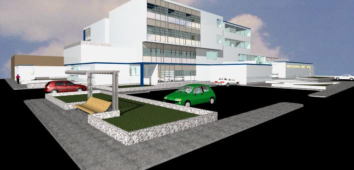 دانلود پروژه آماده طرح سه بعدی اتوکد ساختمان و مجتمع بیمارستان 7
