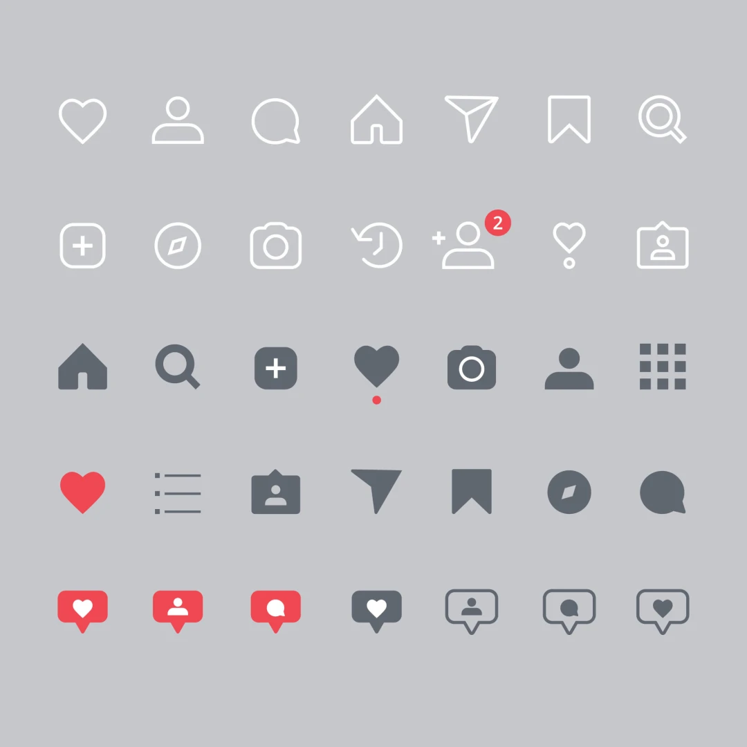 Знаков в посте инстаграм. Значки в инстаграме. Значок Инстаграм. Иконки из инстаграмма. Интерфейс иконка.