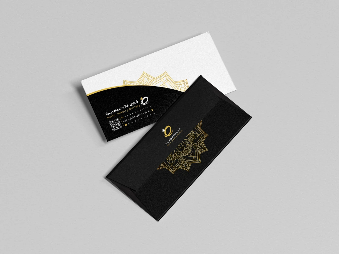 طرح فاکتور و پاکت طلافروشی 9