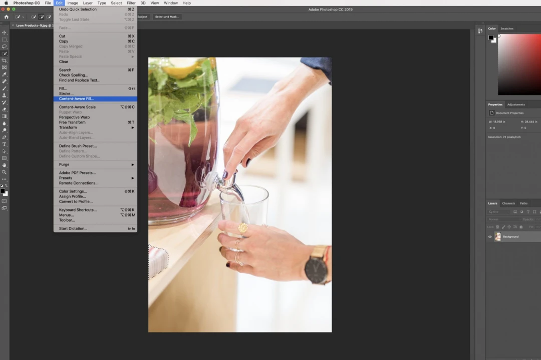آموزش کار با ابزار Hand tool در فتوشاپ + آموزش تصویری