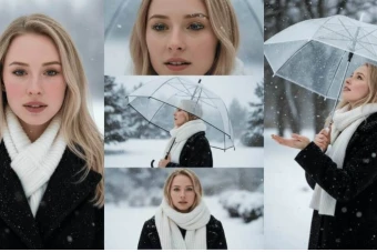 لیست پرامپت های عکس برفی