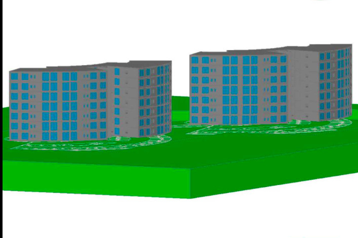 دانلود پروژه آماده طرح سه بعدی اتوکد ساختمان و مجتمع اداری