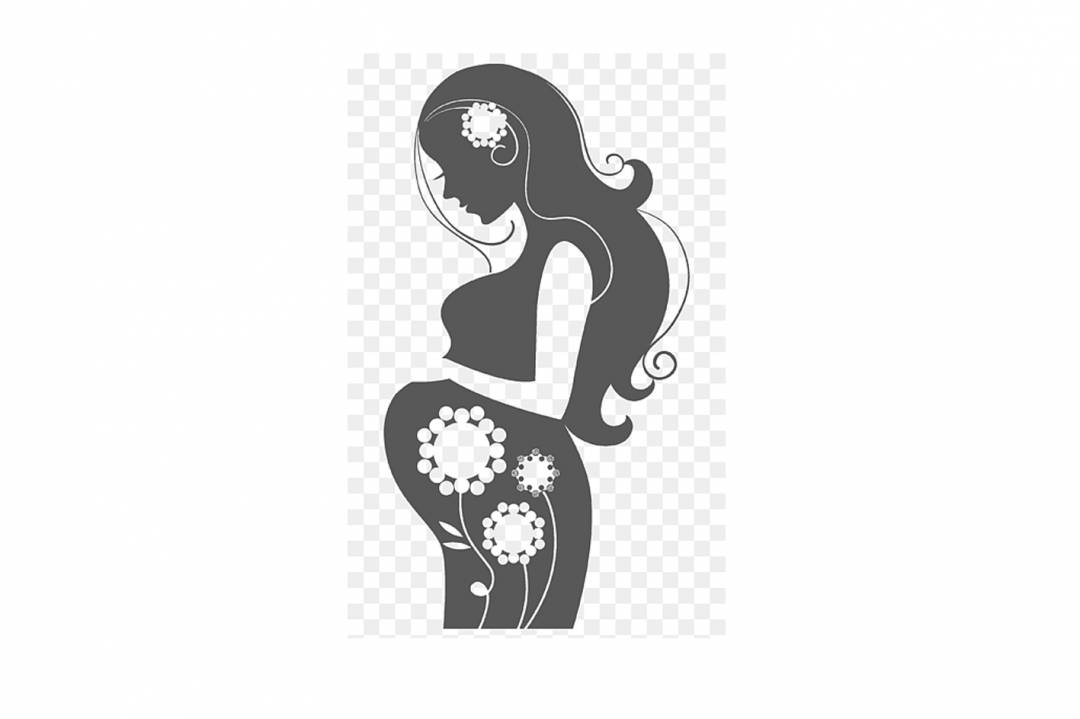 طرح وکتور خانم ویژه ی طراحی تراکت بارداری