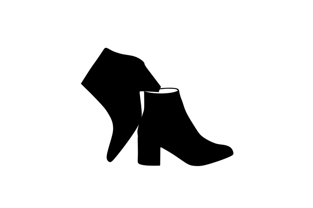 دانلود طرح وکتور یک جفت کفش پاشنه دار زنانه جهت طراحی