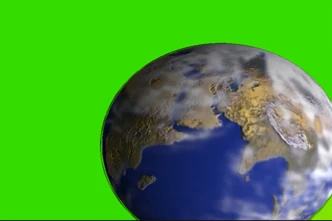 سه ویدیو کروماکی از گردش کره زمین
