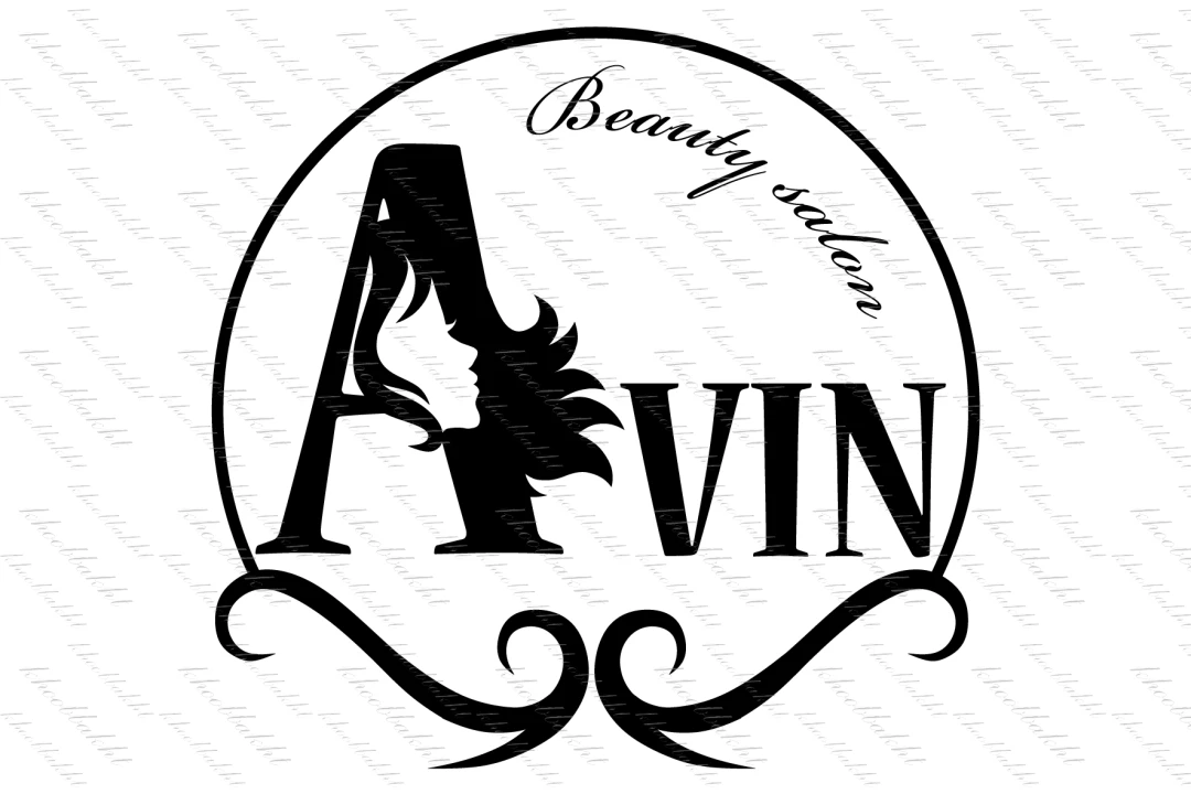 دانلود طرح وکتور لوگوی آرایشگاه زنانه متشکل از سر زن و حرف A