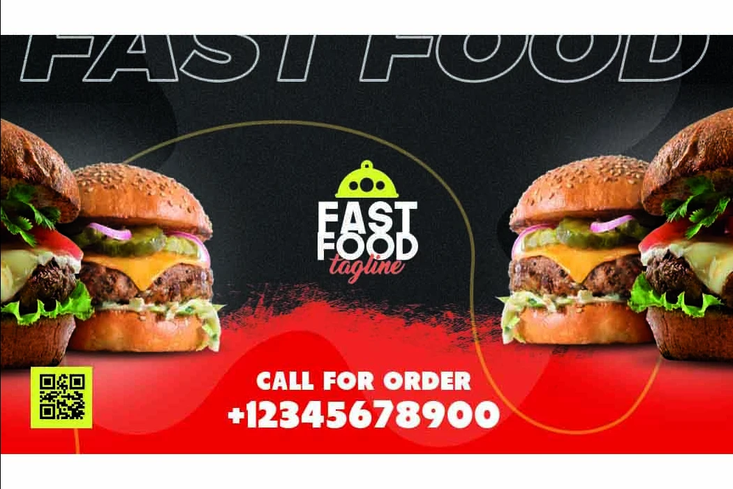 بیزینس کارت ویژه fast food