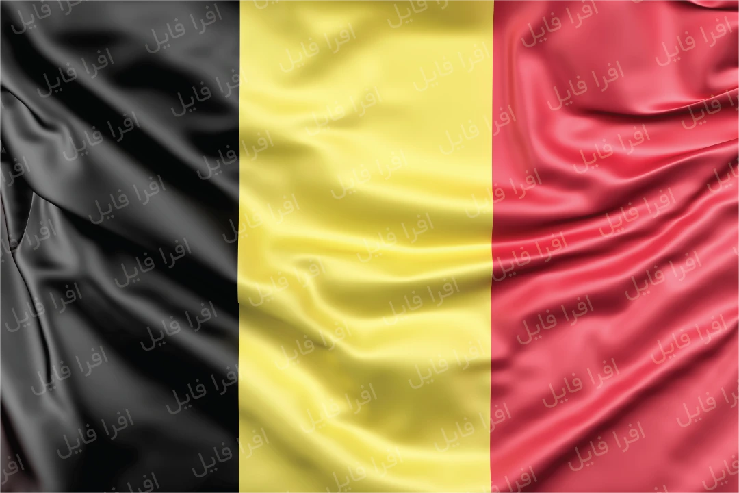 عکس با کیفیت از پرچم بلژیک