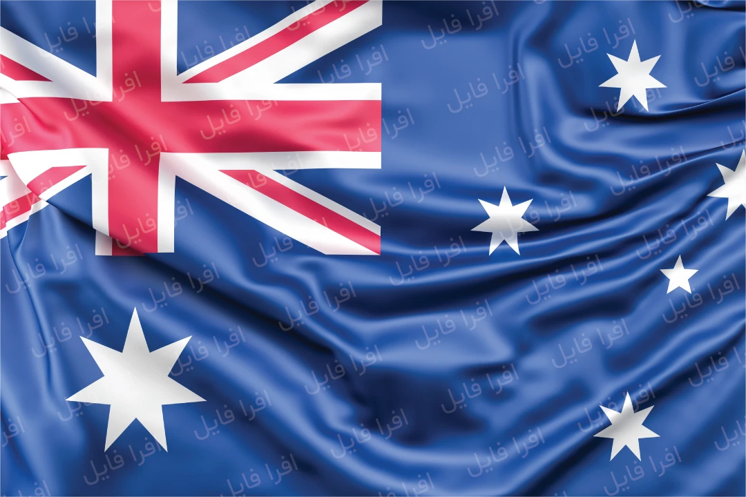 عکس با کیفیت از پرچم استرالیا