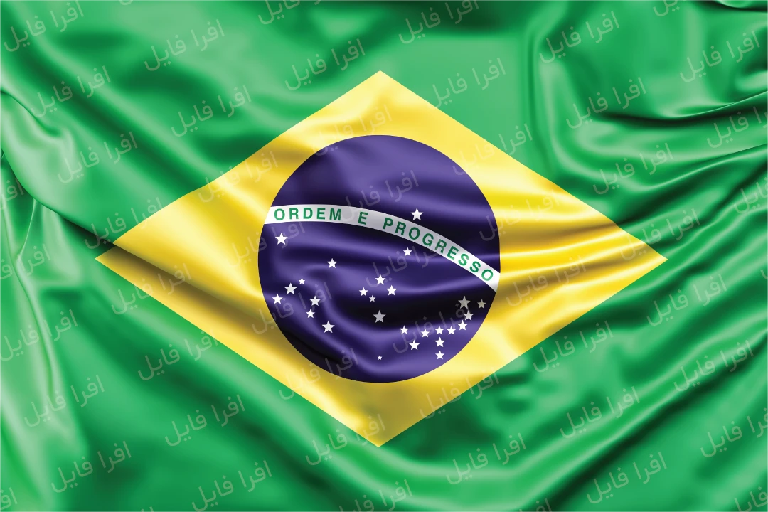 عکس با کیفیت از پرچم برزیل