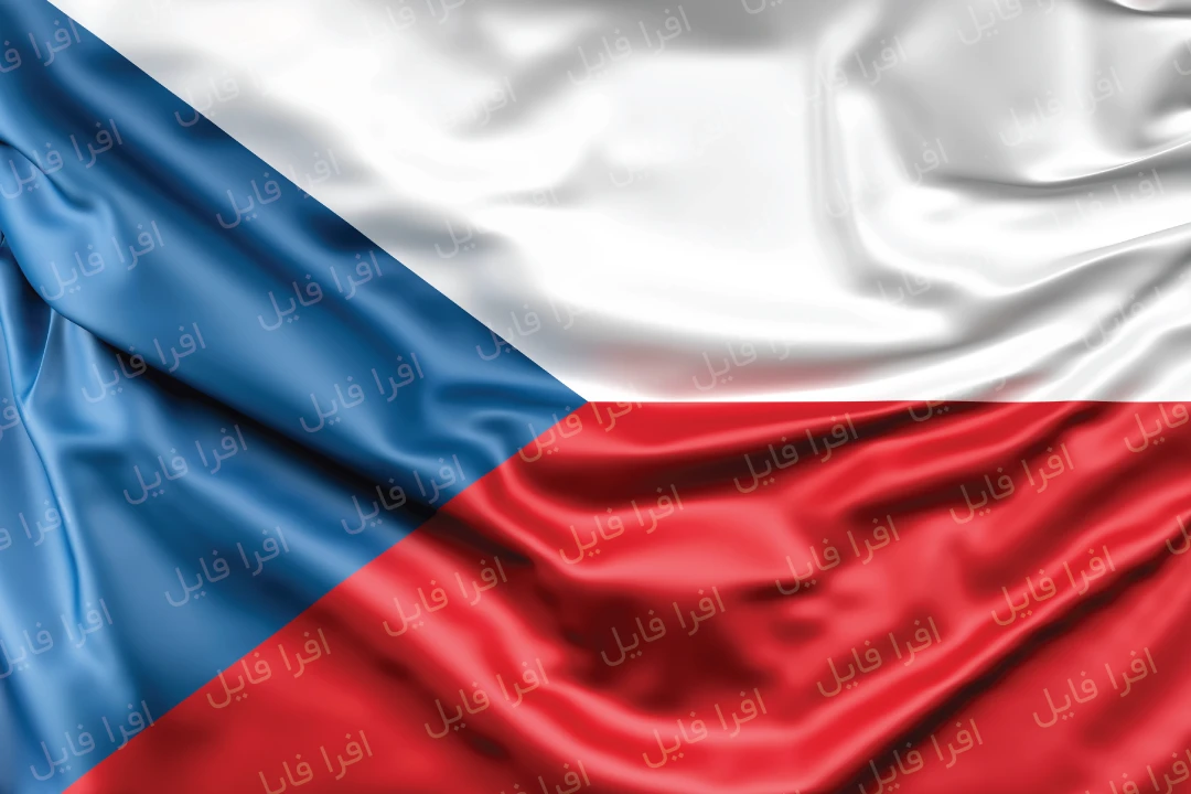 عکس با کیفیت از پرچم جمهوری چک