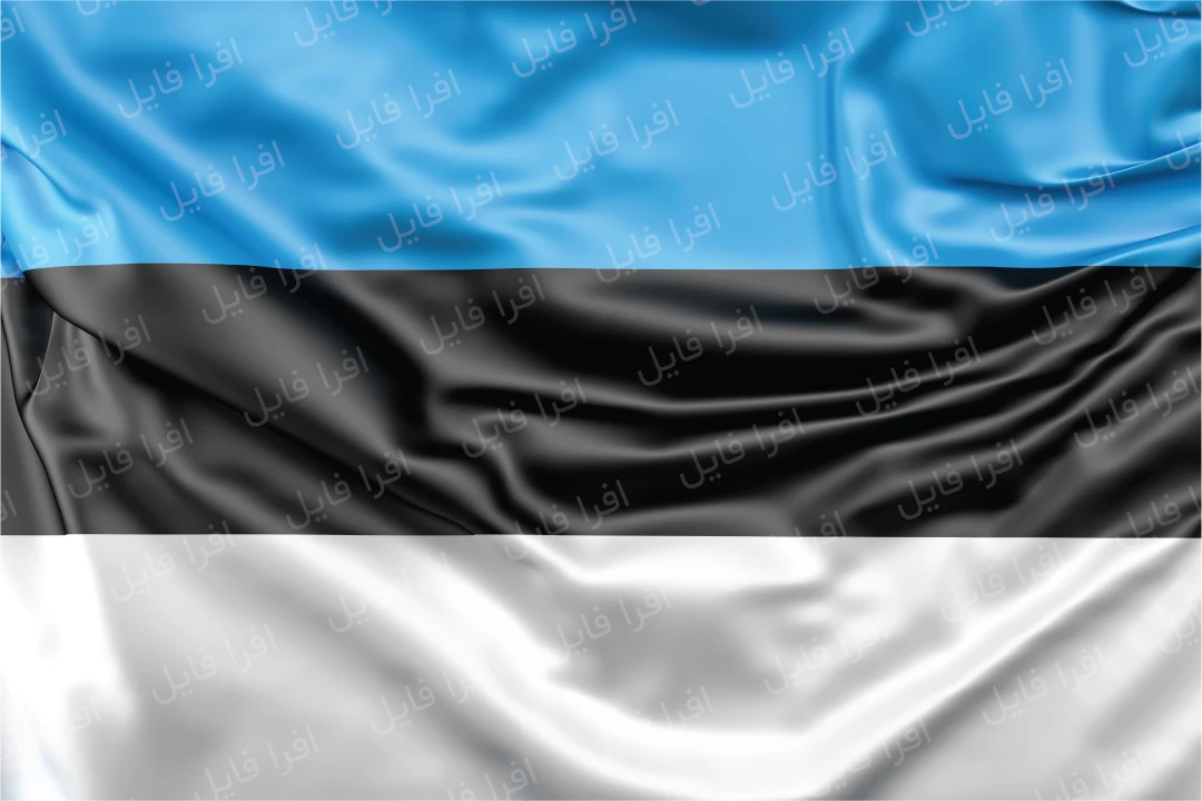 عکس با کیفیت از پرچم استونی