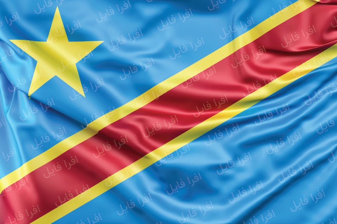عکس با کیفیت از پرچم جمهوری دموکراتیک کنگو