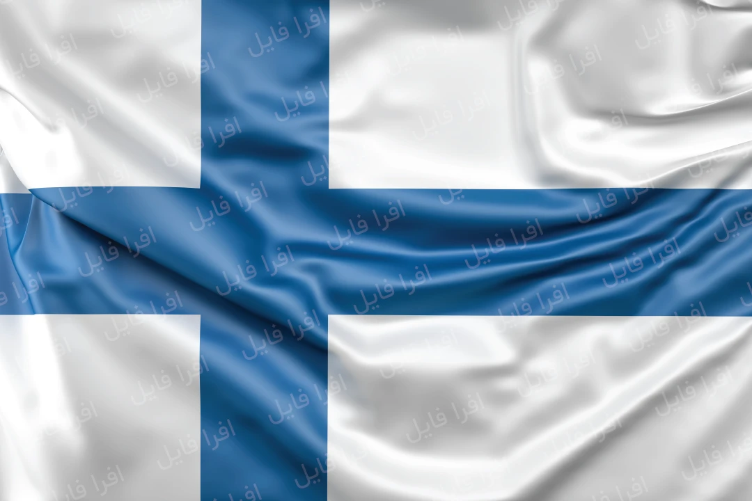 عکس با کیفیت از پرچم کشور فنلاند