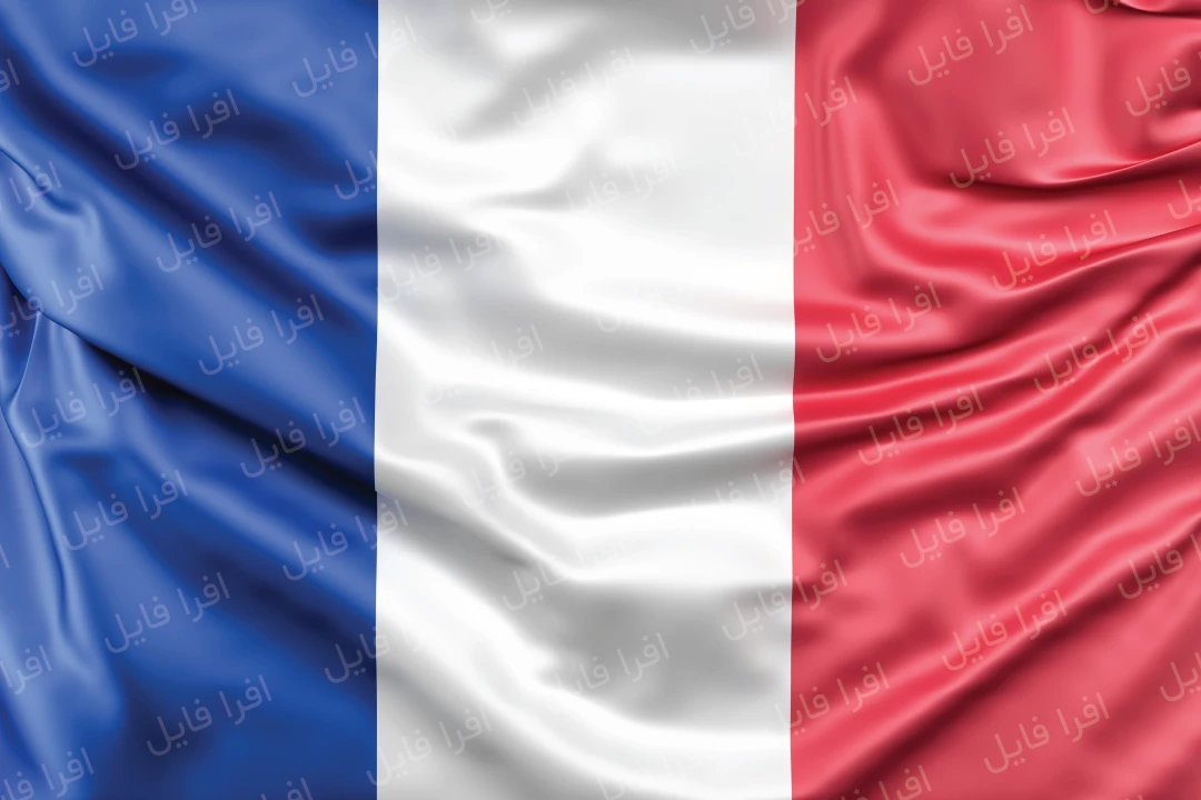 عکس با کیفیت از پرچم کشور فرانسه
