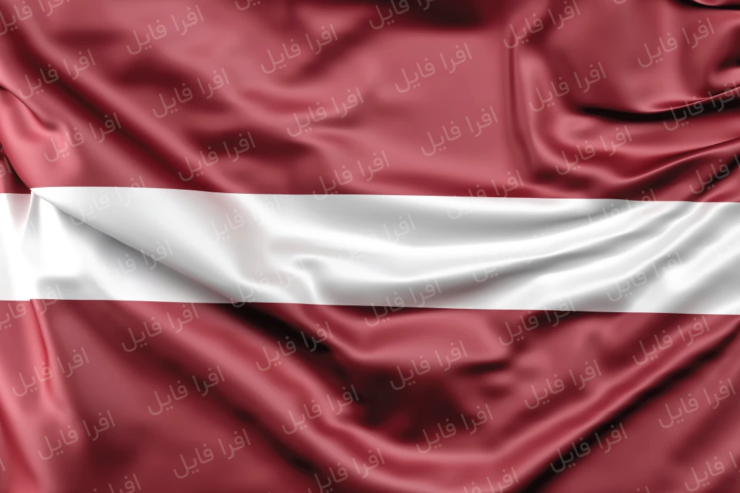 عکس با کیفیت از پرچم کشور لتونیا