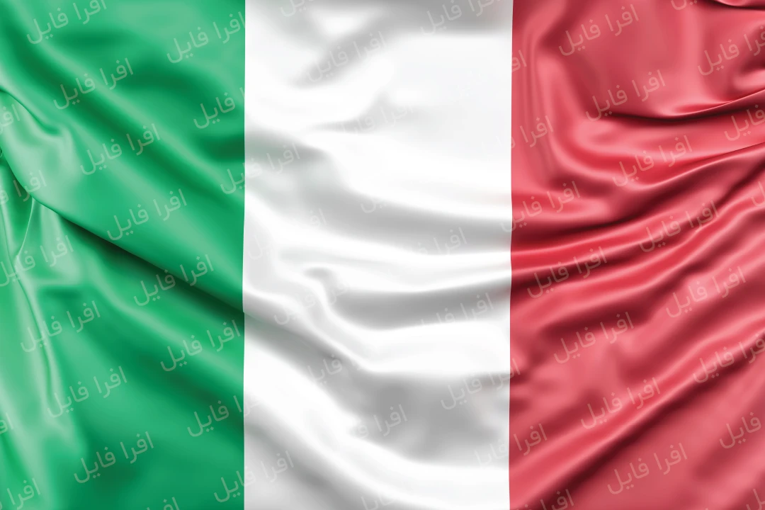 عکس با کیفیت از پرچم کشور ایتالیا