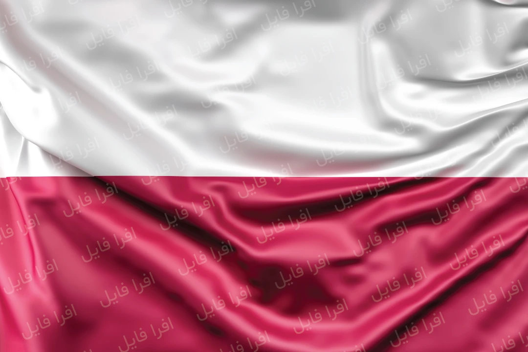 عکس با کیفیت از پرچم کشور لهستان