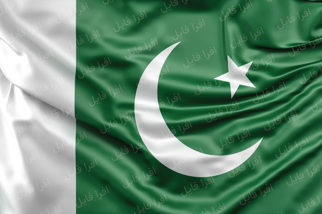 عکس با کیفیت از پرچم کشور پاکستان
