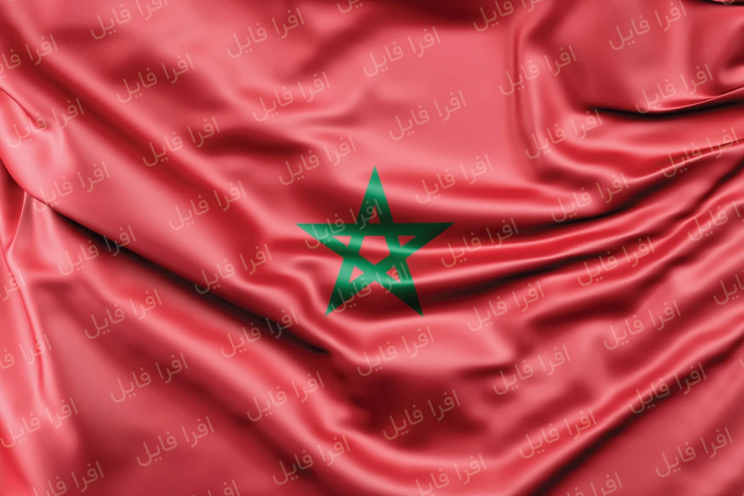 عکس با کیفیت از پرچم کشور مراکش
