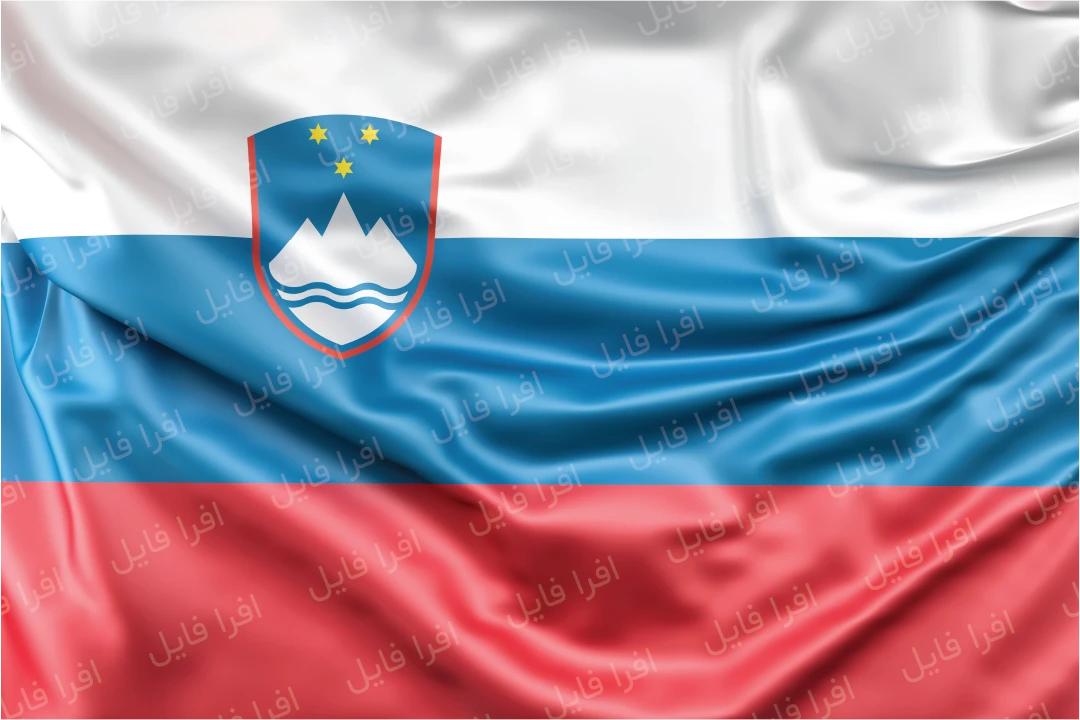 عکس با کیفیت از پرچم کشور اسلوونی