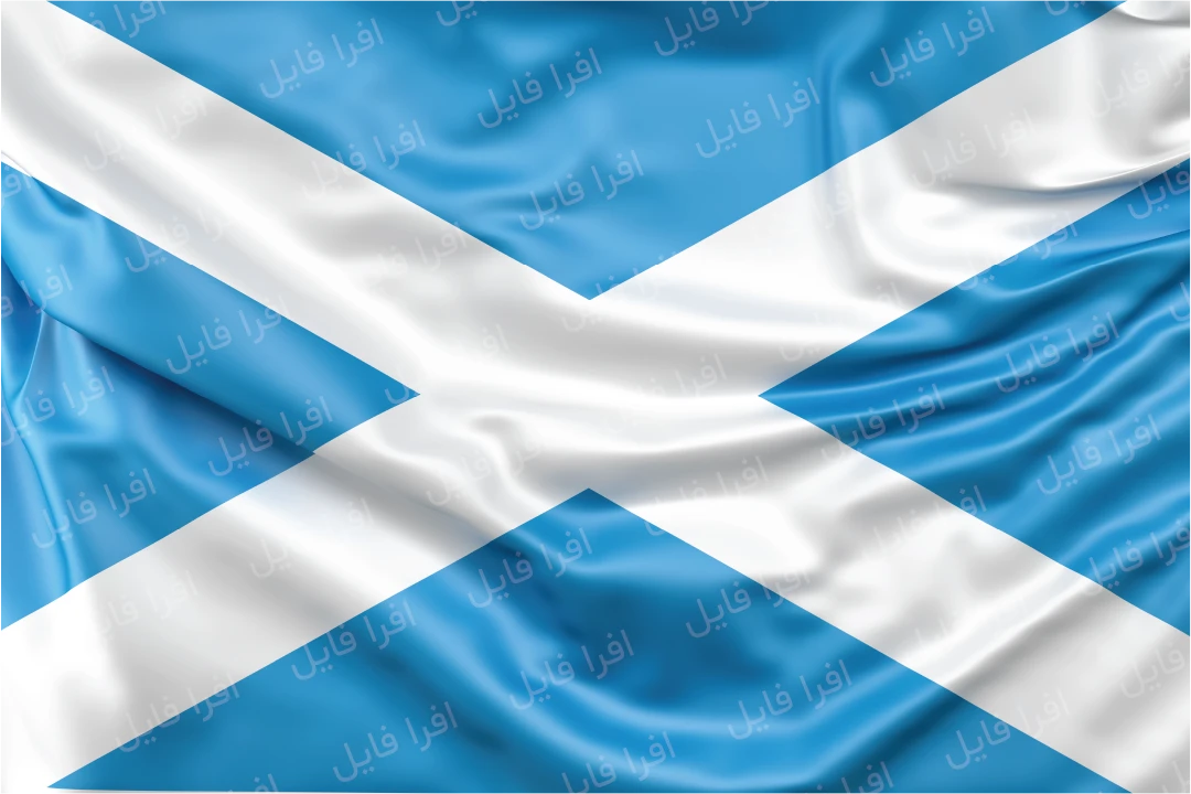 عکس با کیفیت از پرچم کشور اسکاتلند