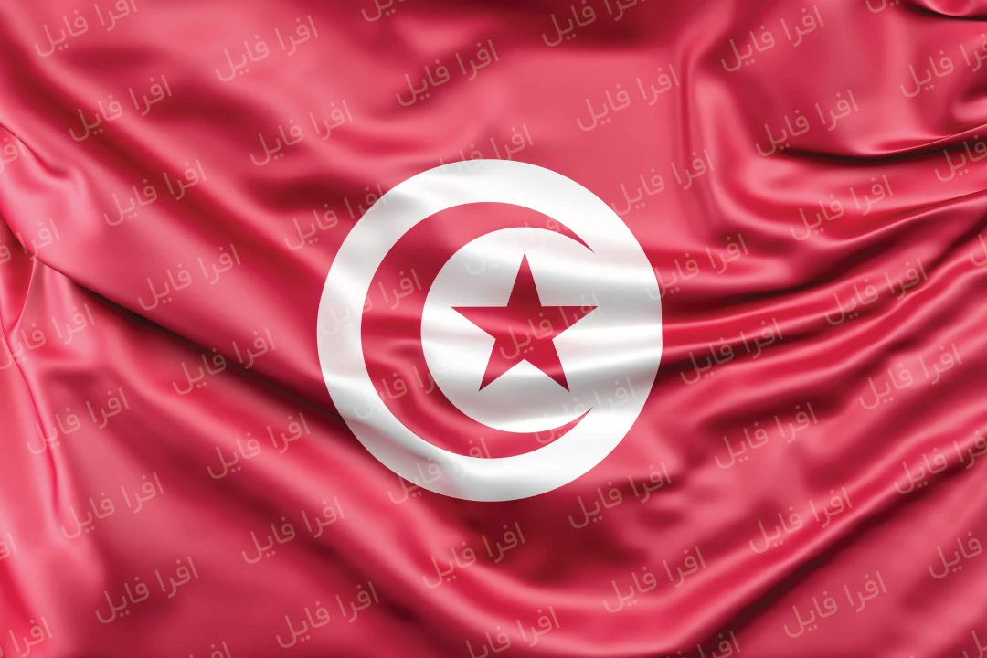 عکس با کیفیت از پرچم کشور تونس