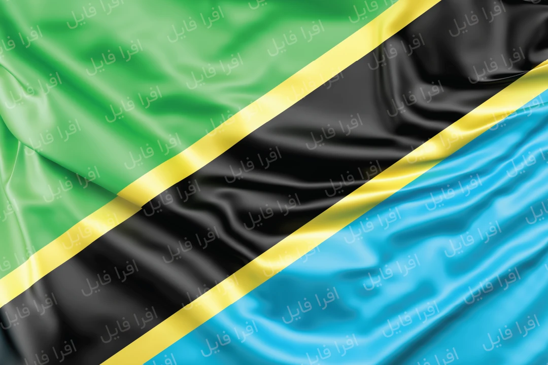 عکس با کیفیت از پرچم کشور تانزانیا