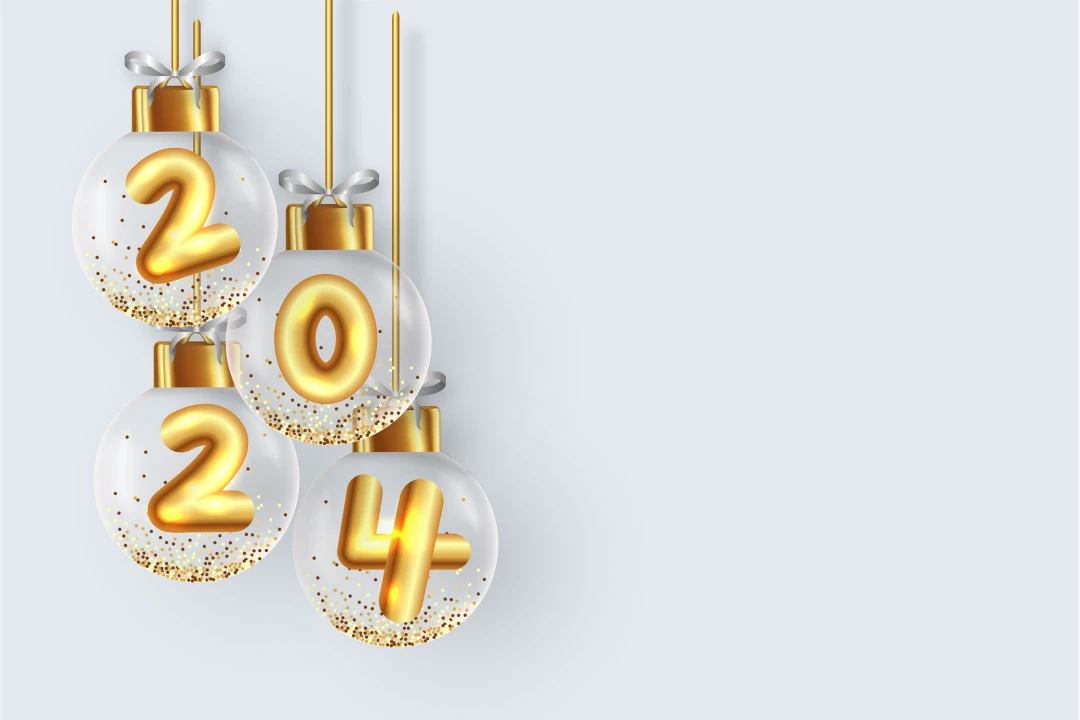 فایل لایه باز با موضوع سال نو میلادی برای تولید محتوا