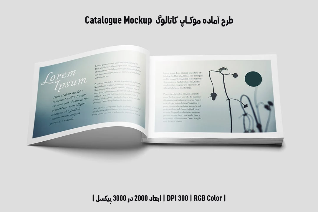 دانلود طرح آماده موکاپ کاتالوگ Catalog Mockup