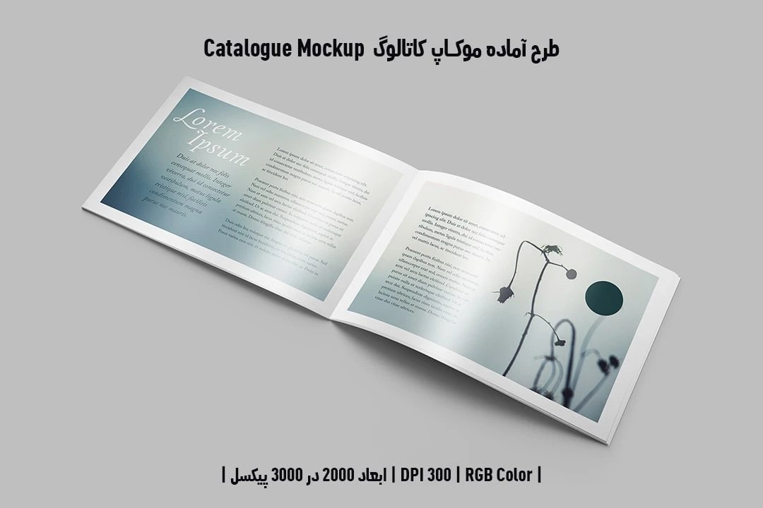 دانلود طرح آماده موکاپ کاتالوگ Catalog Mockup