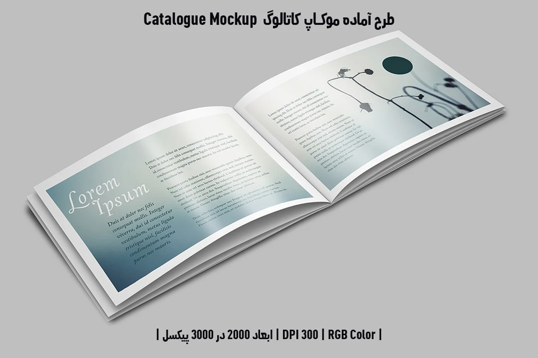 دانلود طرح آماده موکاپ کاتالوگ Catalog Mockup