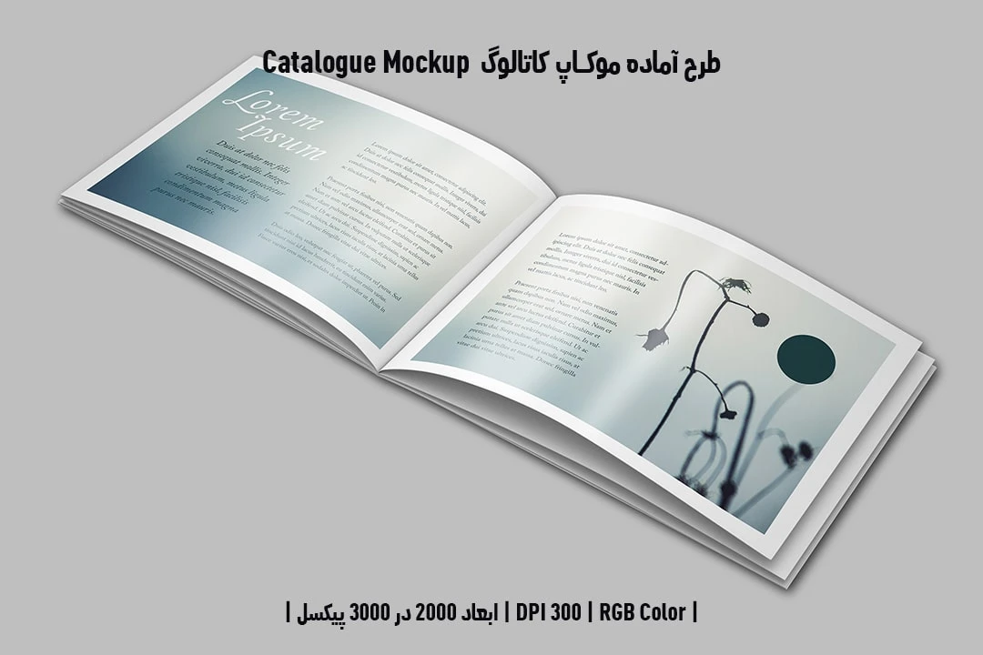 دانلود طرح آماده موکاپ کاتالوگ Catalog Mockup