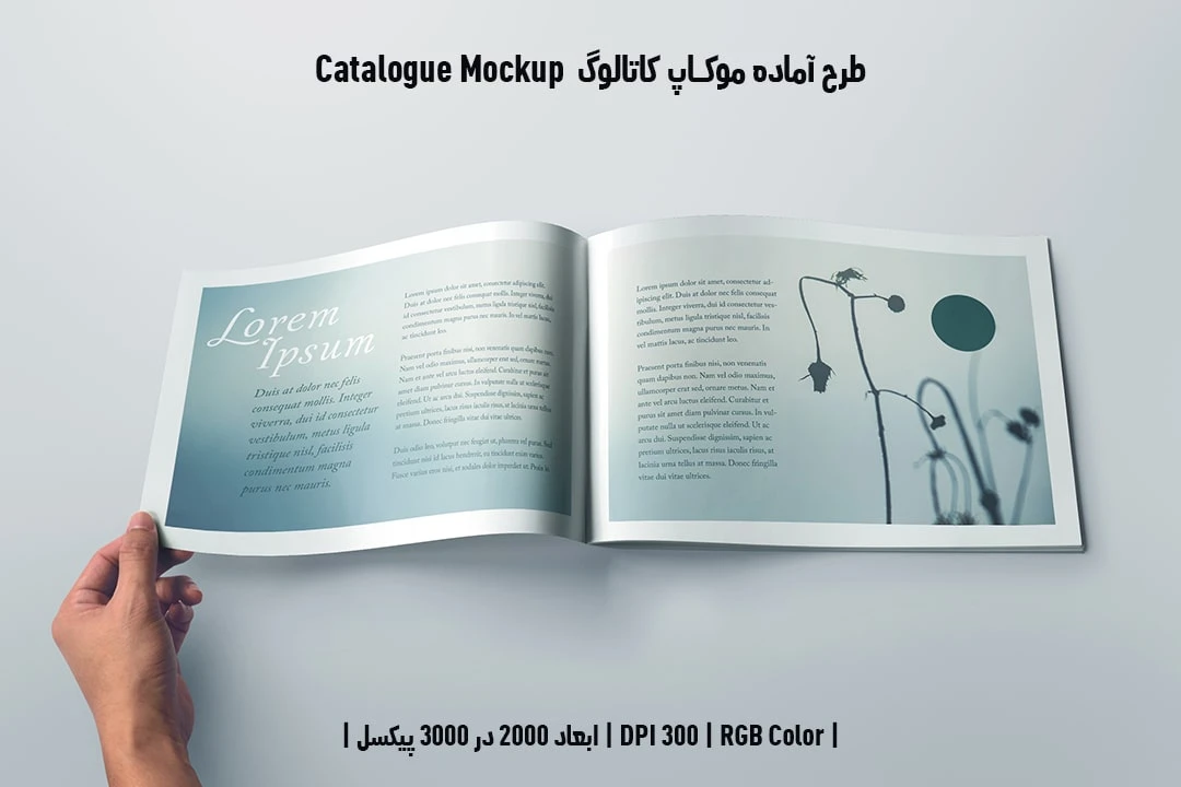 دانلود طرح آماده موکاپ کاتالوگ Catalog Mockup