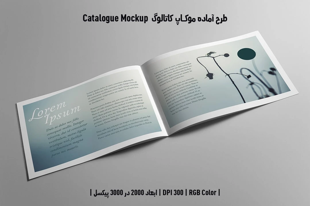 دانلود طرح آماده موکاپ کاتالوگ Catalog Mockup