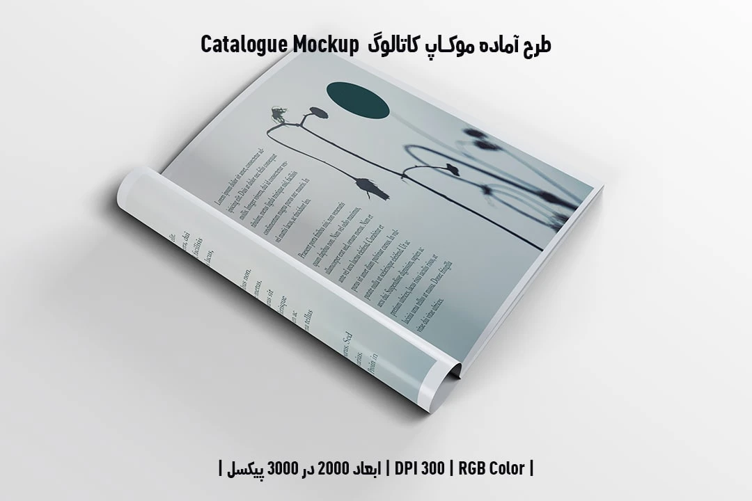 دانلود طرح آماده موکاپ کاتالوگ Catalog Mockup