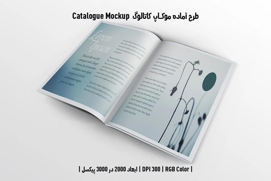 دانلود طرح آماده موکاپ کاتالوگ Catalog Mockup