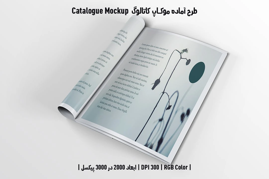 دانلود طرح آماده موکاپ کاتالوگ Catalog Mockup