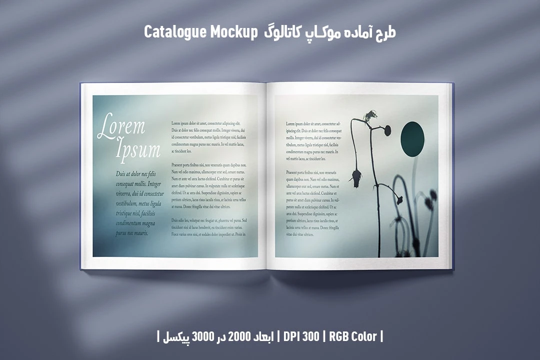 دانلود طرح آماده موکاپ کاتالوگ Catalog Mockup