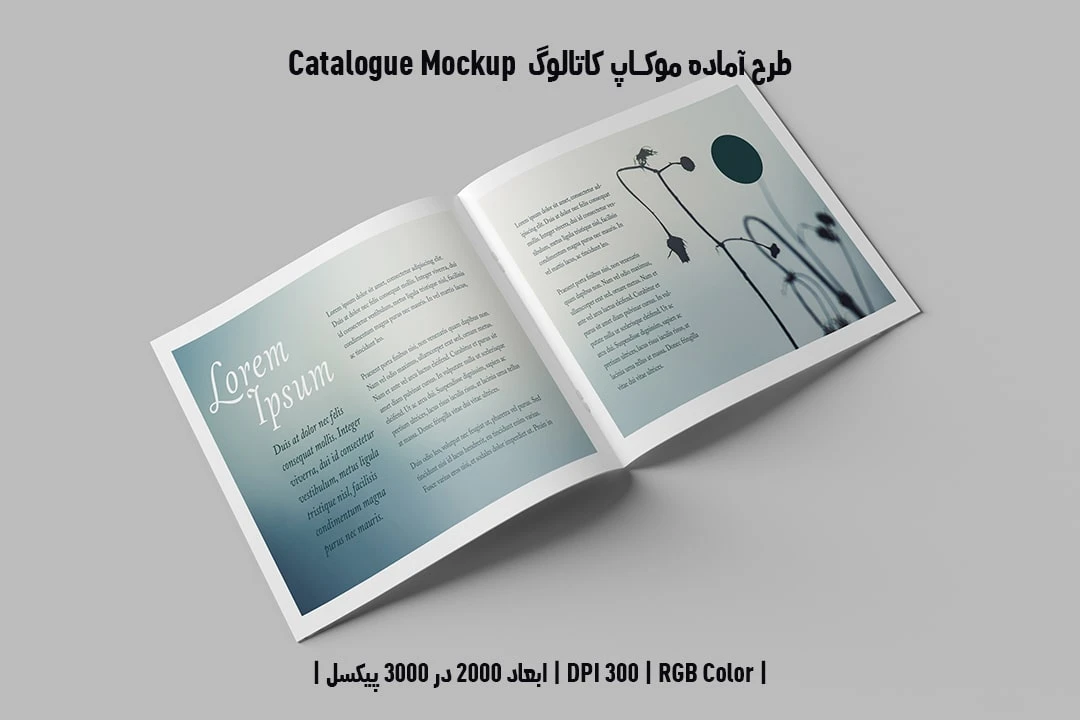 دانلود طرح آماده موکاپ کاتالوگ Catalog Mockup