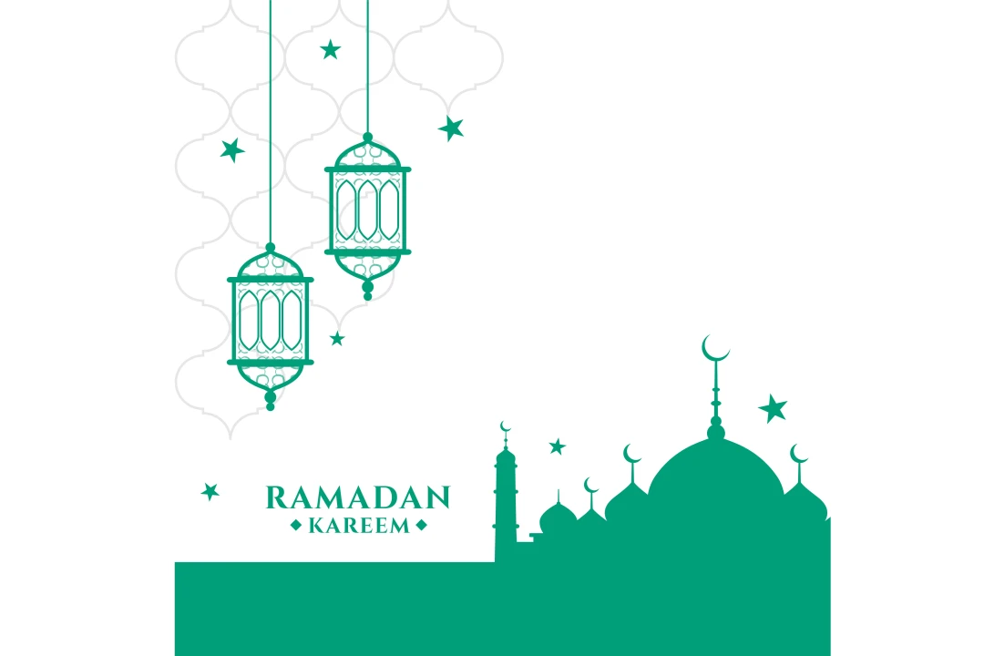 فایل لایه باز پس زمینه پست ماه رمضان برای پست اینستاگرام