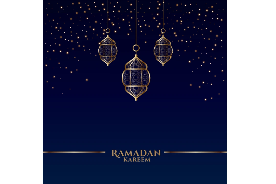 فایل لایه باز پس زمینه ماه رمضان برای پست اینستاگرام