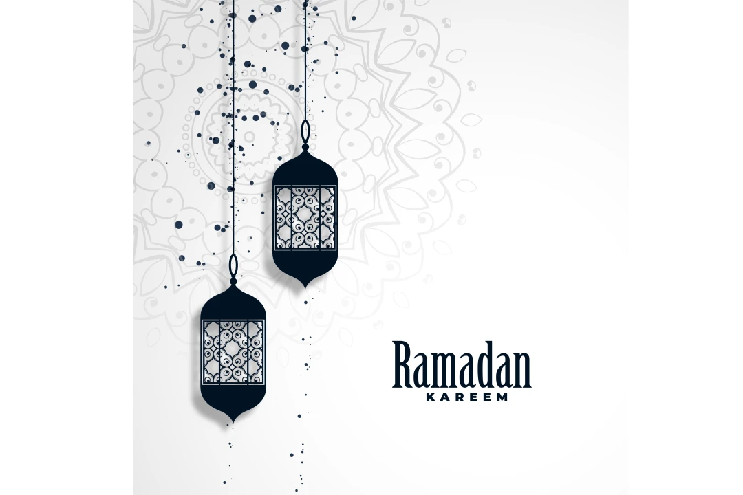 فایل لایه باز پس زمینه پست ماه رمضان برای پست اینستاگرام