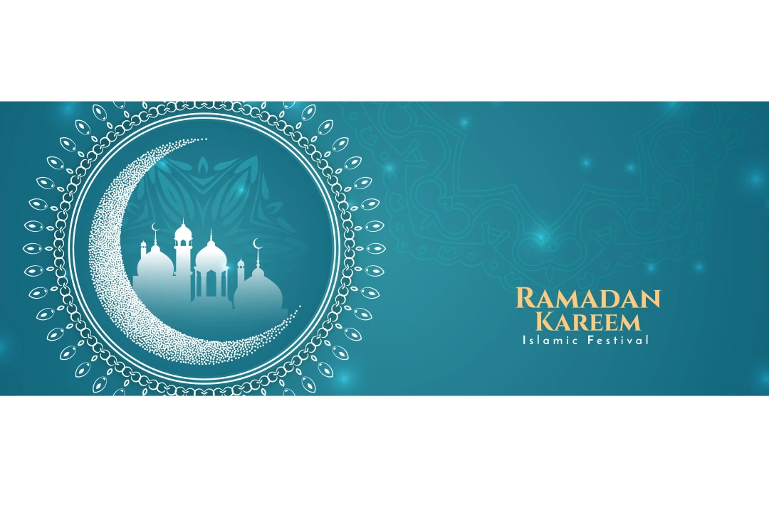 فایل لایه باز پس زمینه ماه رمضان