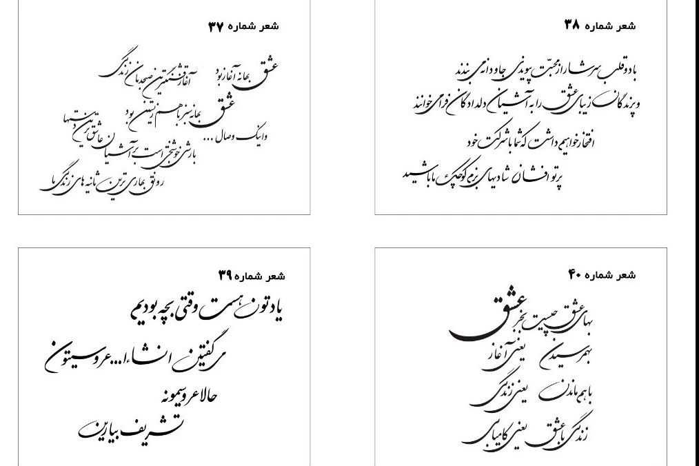 مجموعه شعر عروسی لایه باز شماره 10