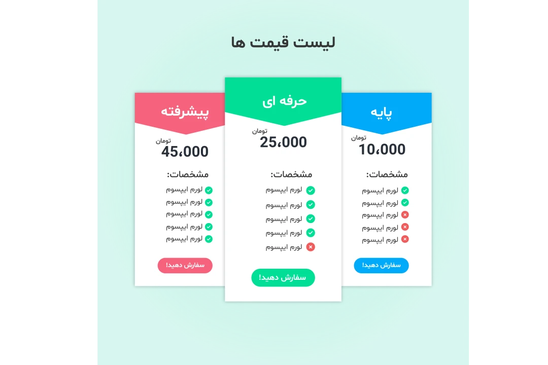 فایل لایه باز اینفوگرافیک همراه با پوشه فونت