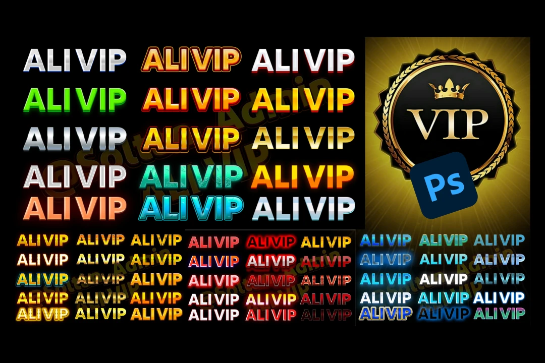 پک استایل فتوشاپ VIP