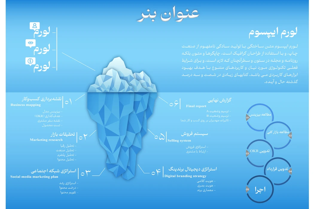 فایل لایه باز کوه یخ