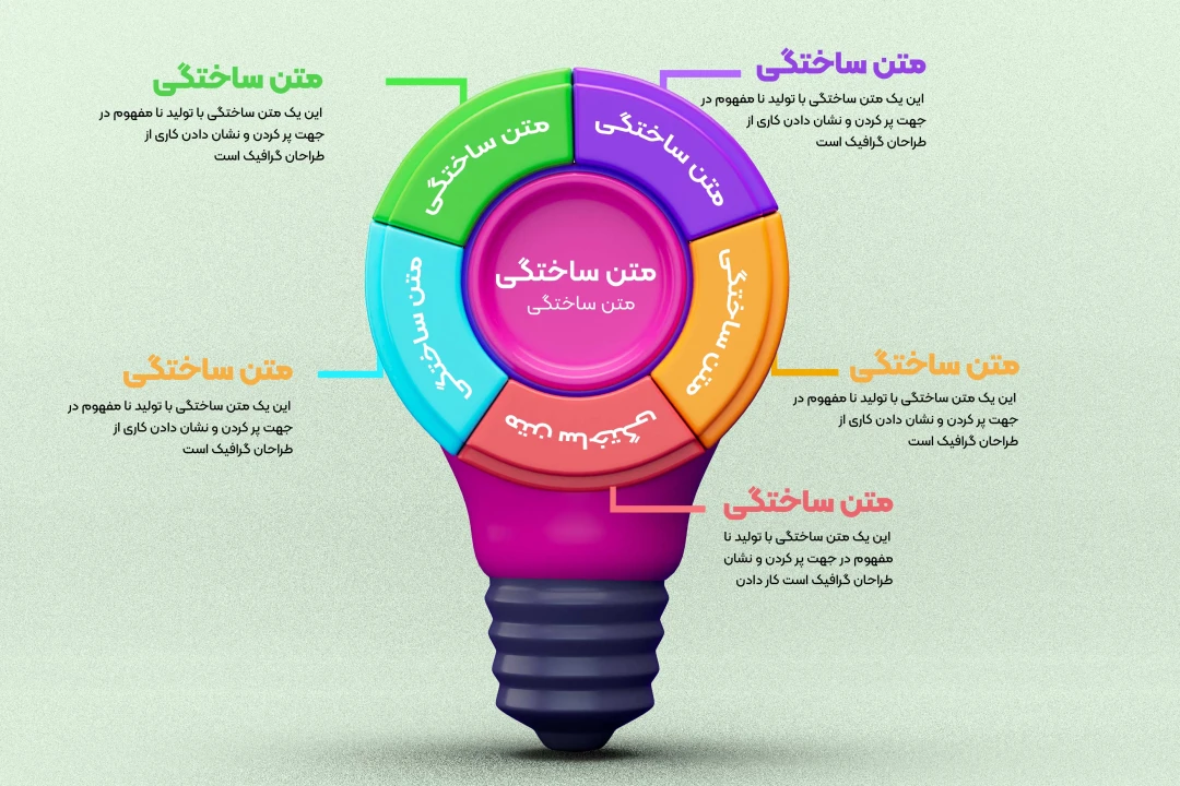 اینفوگرافیک لایه باز و قابل ویرایش+فونت