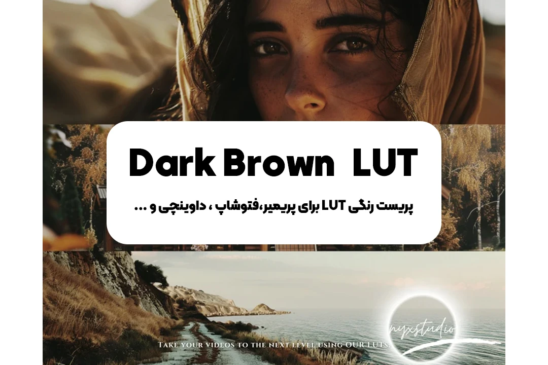 پکیج پریست رنگی عکس و ویدئو Dark Brown LUT